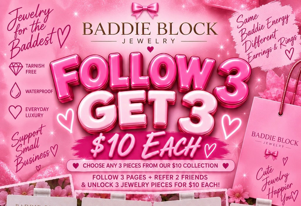 Follow 3 get 3 for 10$ each