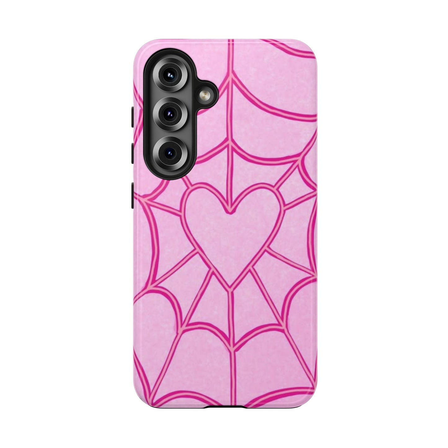 Pink Spider heart Phone case
