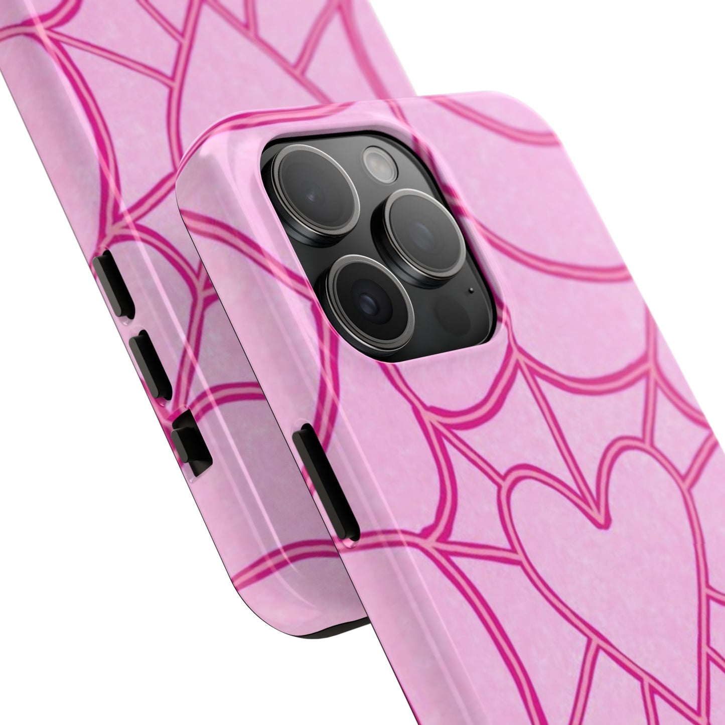 Pink Spider heart Phone case
