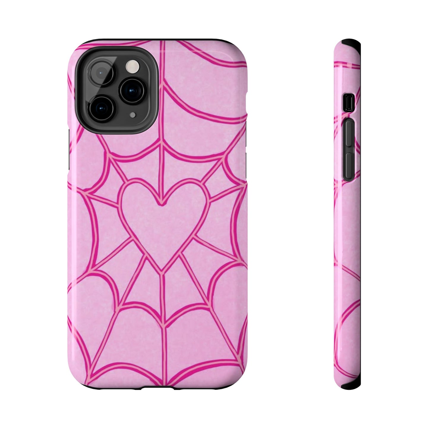 Pink Spider heart Phone case