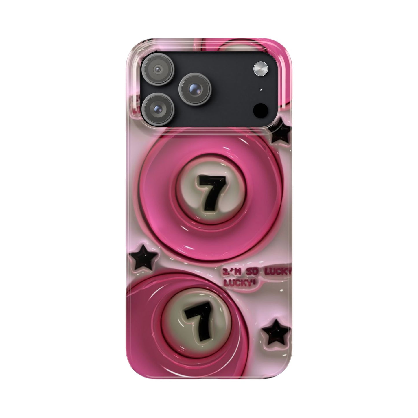 Lucky 7 Pink Phone case