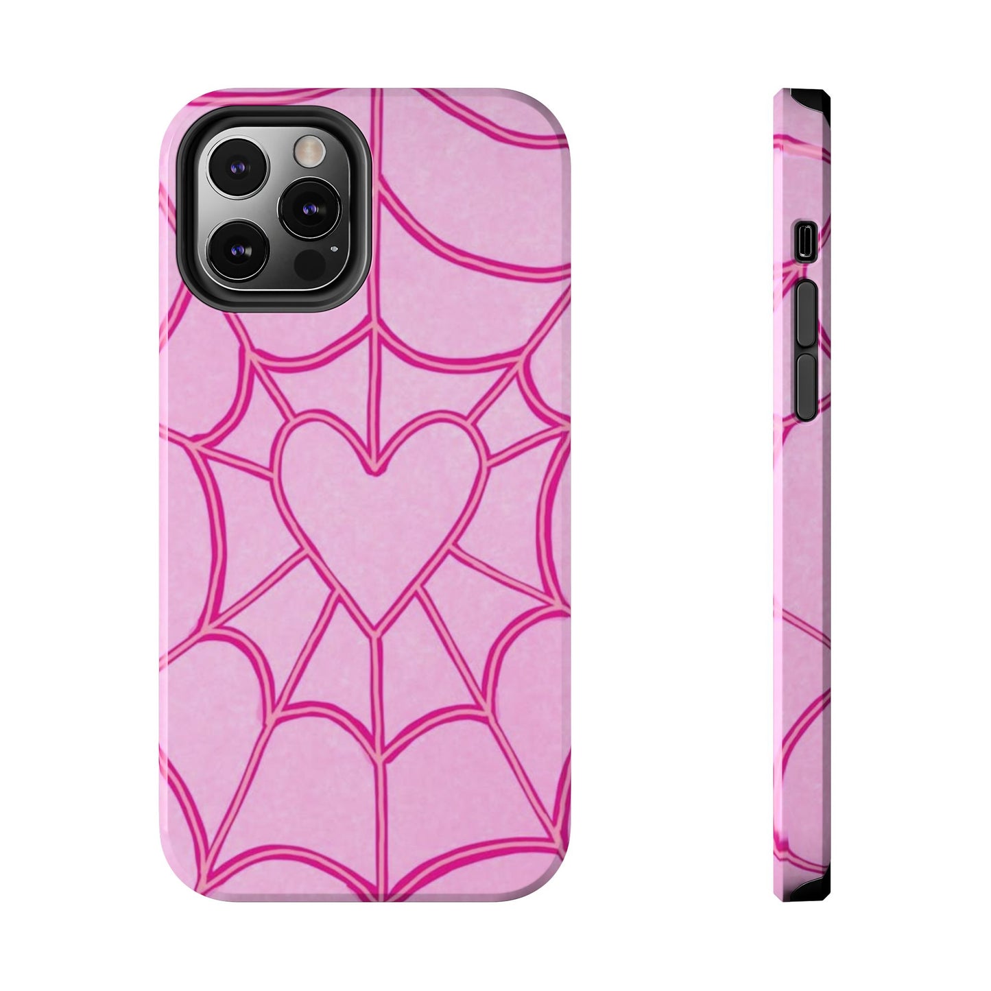 Pink Spider heart Phone case