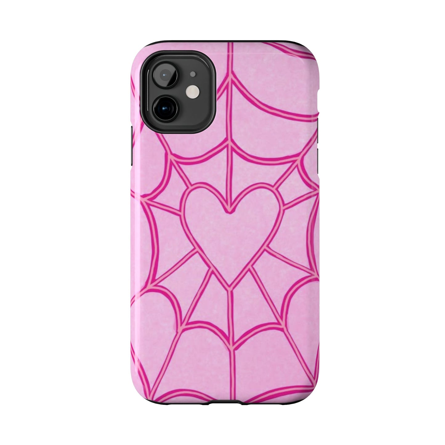 Pink Spider heart Phone case