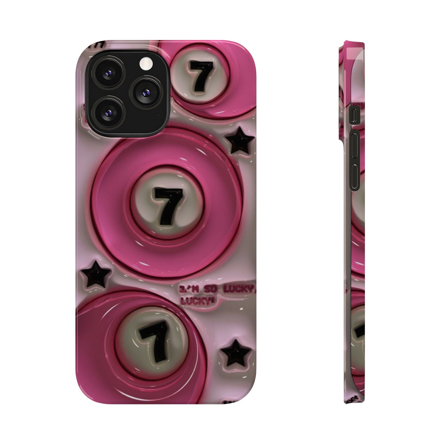 Lucky 7 Pink Phone case