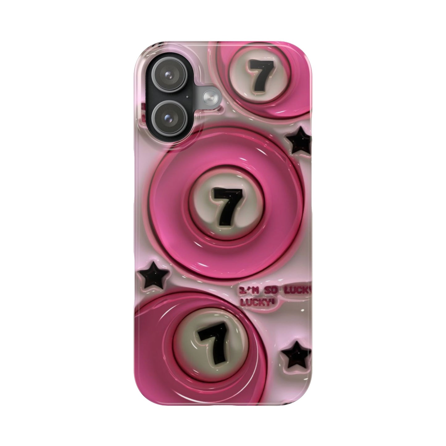 Lucky 7 Pink Phone case