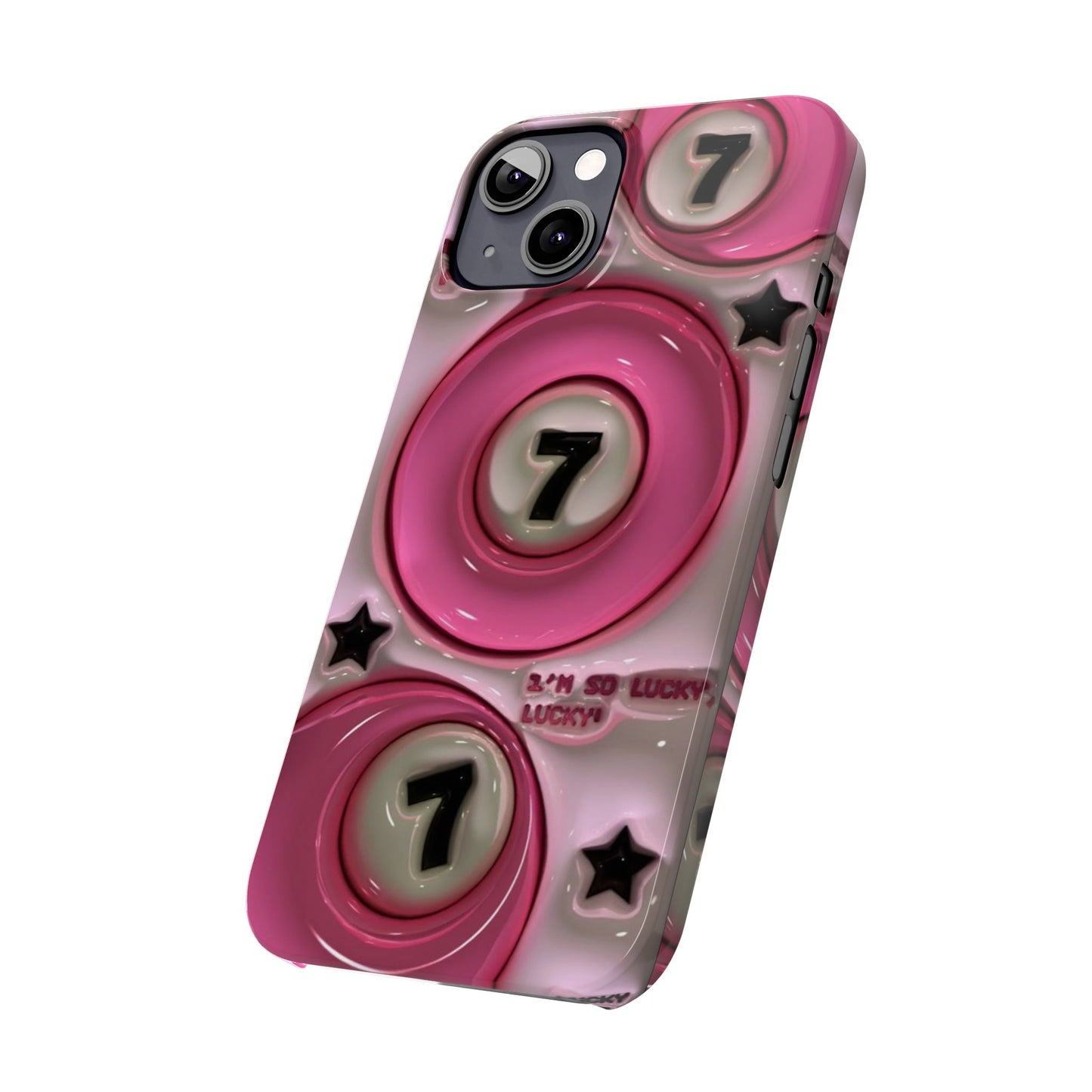 Lucky 7 Pink Phone case