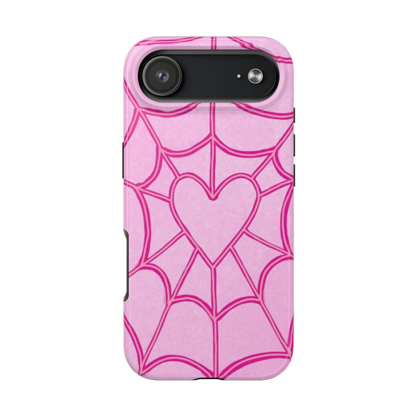 Pink Spider heart Phone case