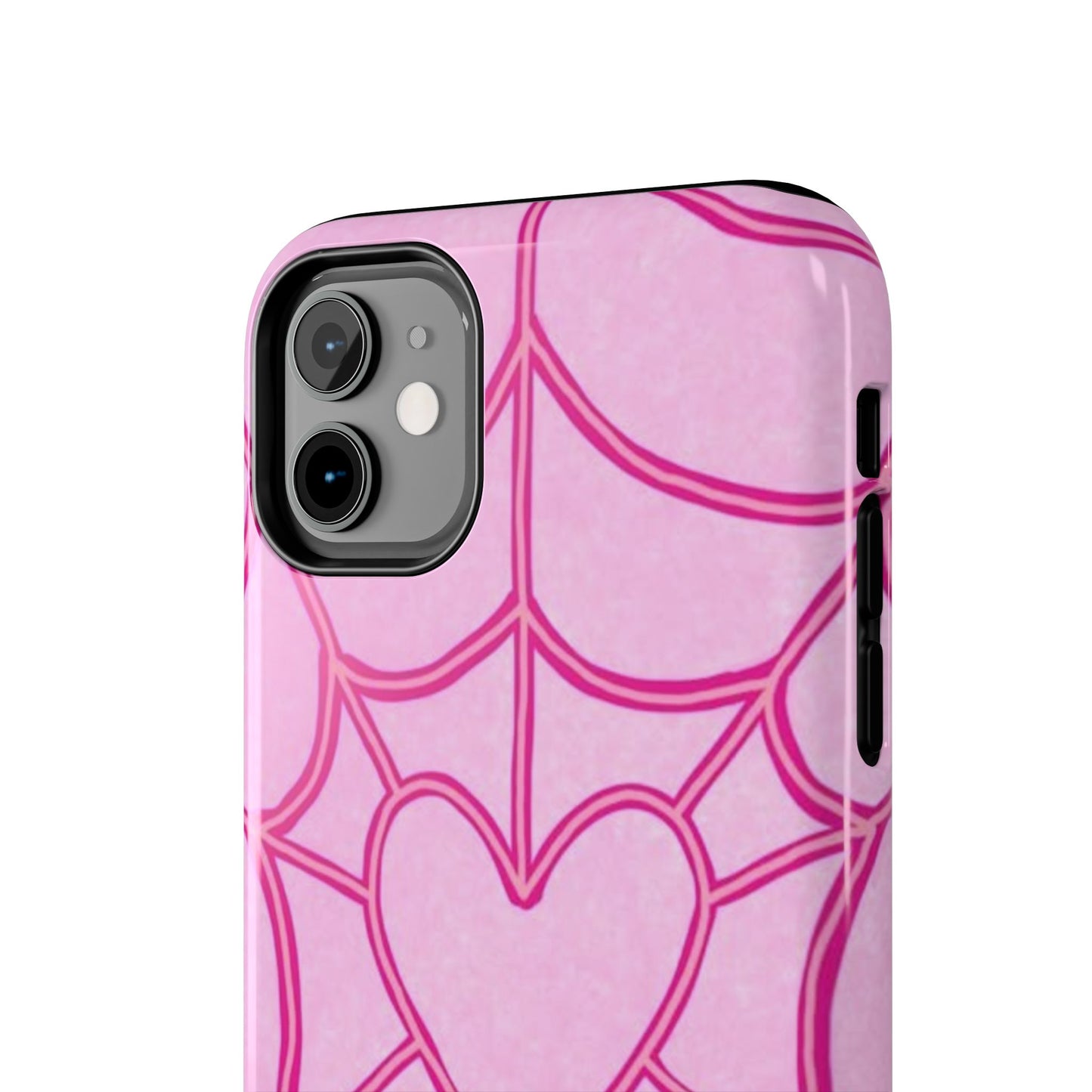 Pink Spider heart Phone case