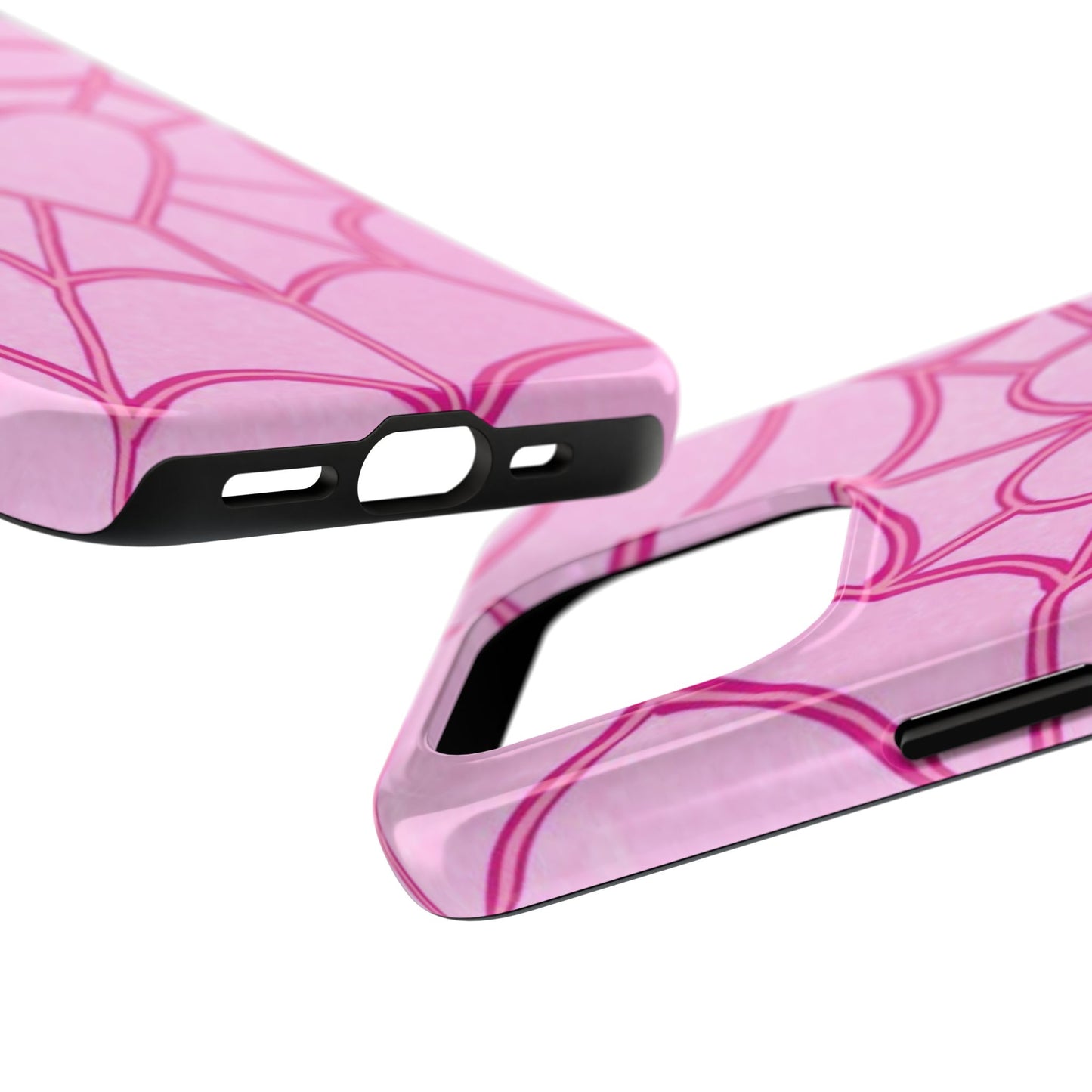Pink Spider heart Phone case