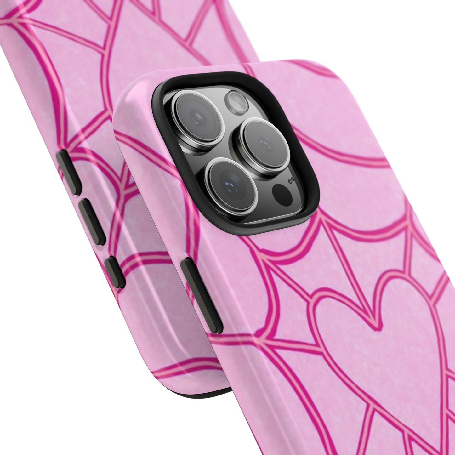 Pink Spider heart Phone case