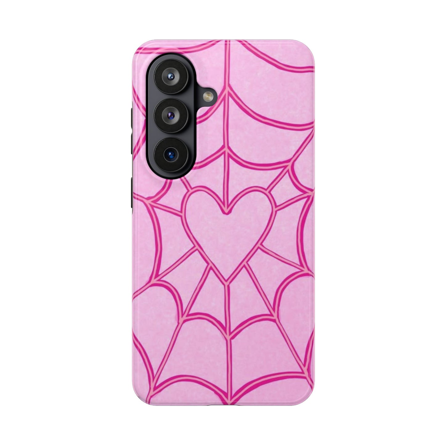 Pink Spider heart Phone case