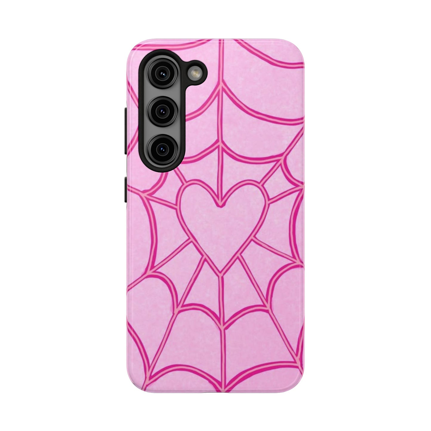 Pink Spider heart Phone case