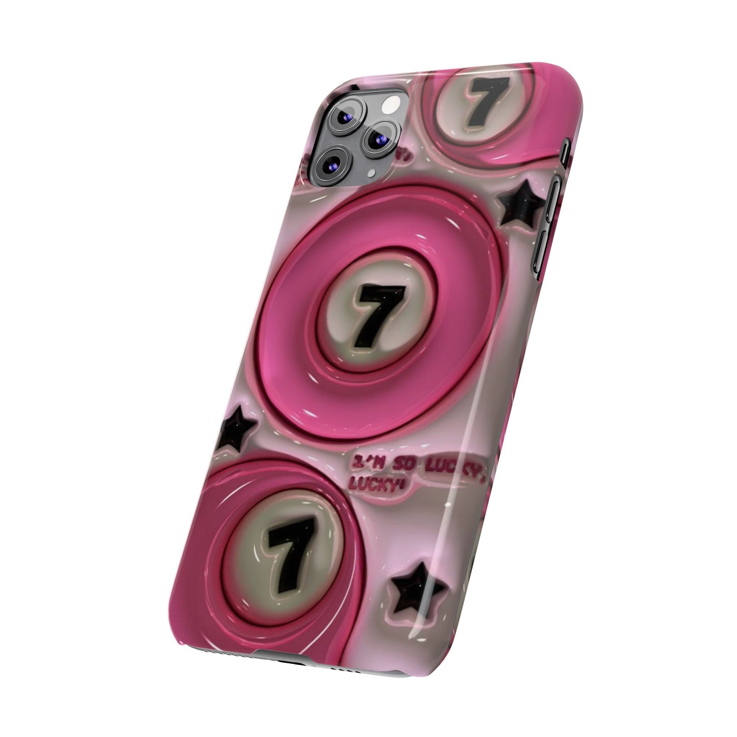 Lucky 7 Pink Phone case