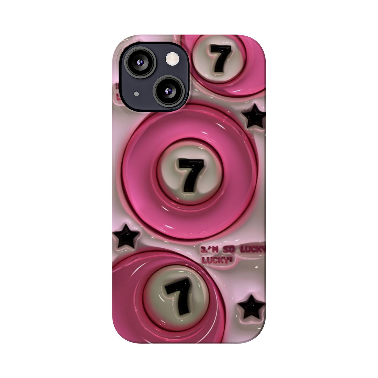 Lucky 7 Pink Phone case