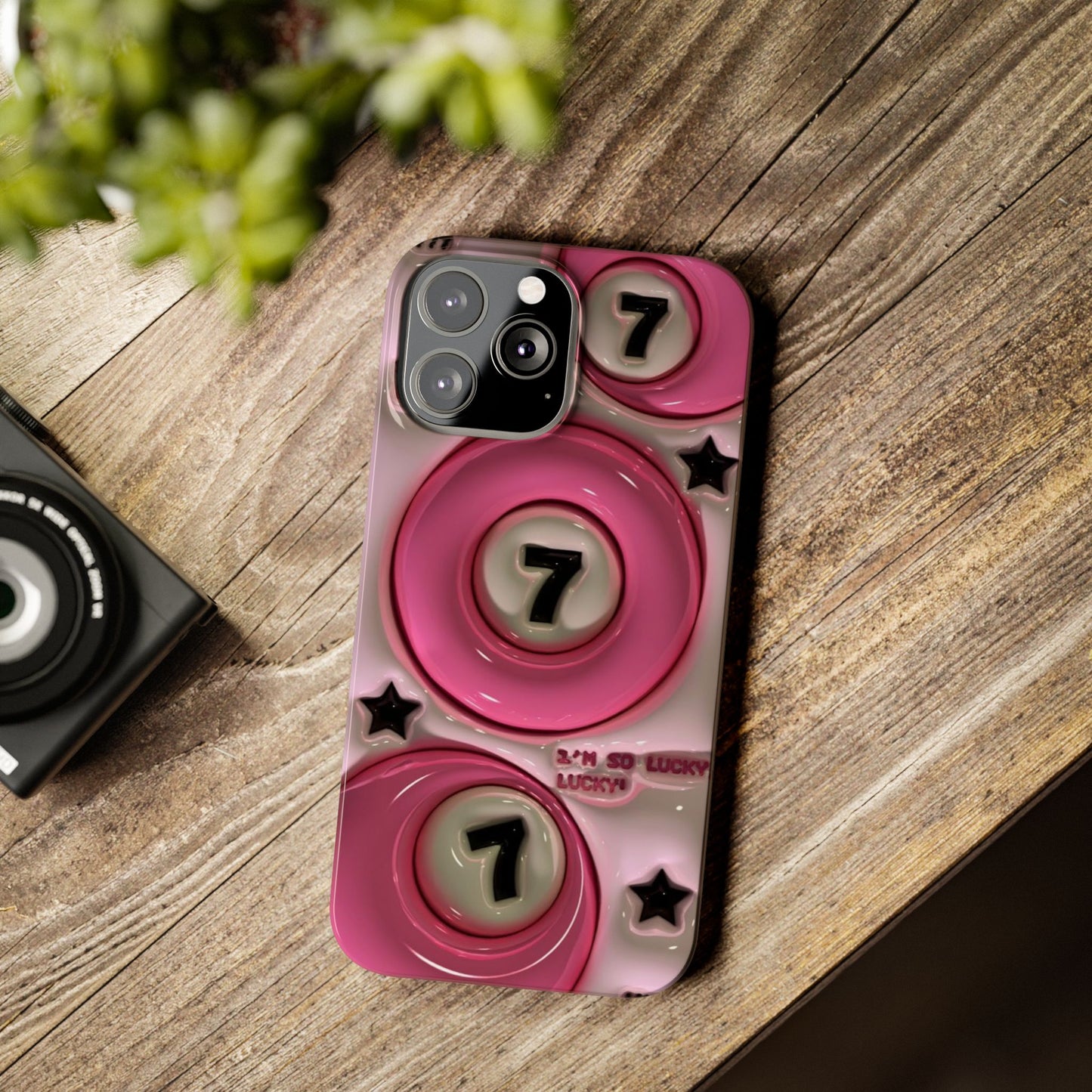 Lucky 7 Pink Phone case