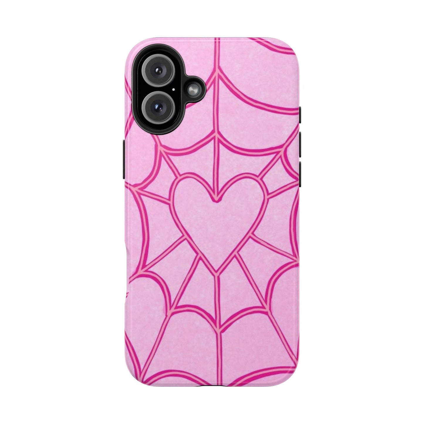 Pink Spider heart Phone case
