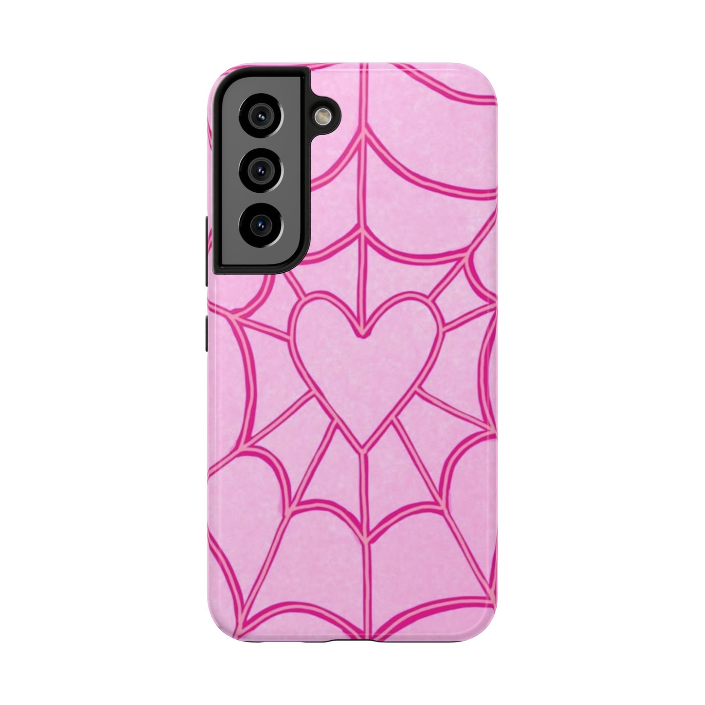 Pink Spider heart Phone case