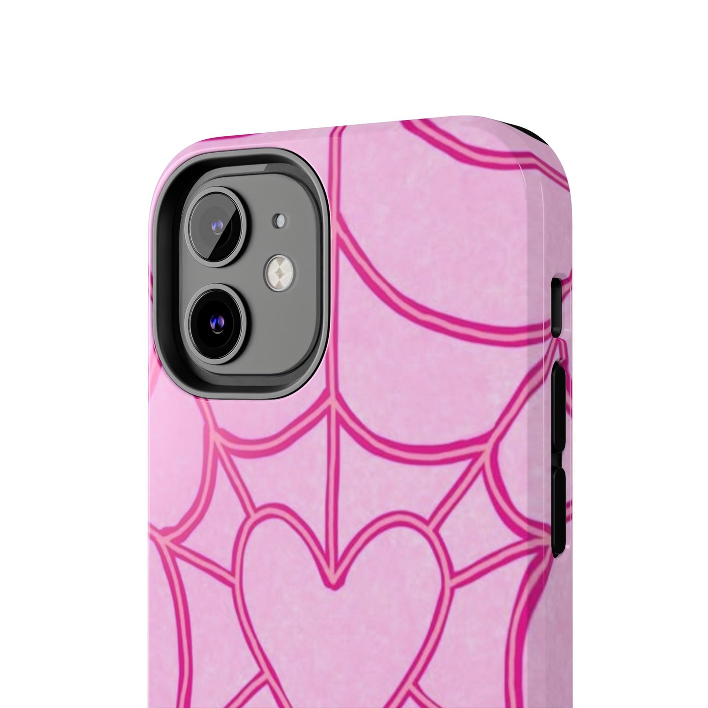 Pink Spider heart Phone case