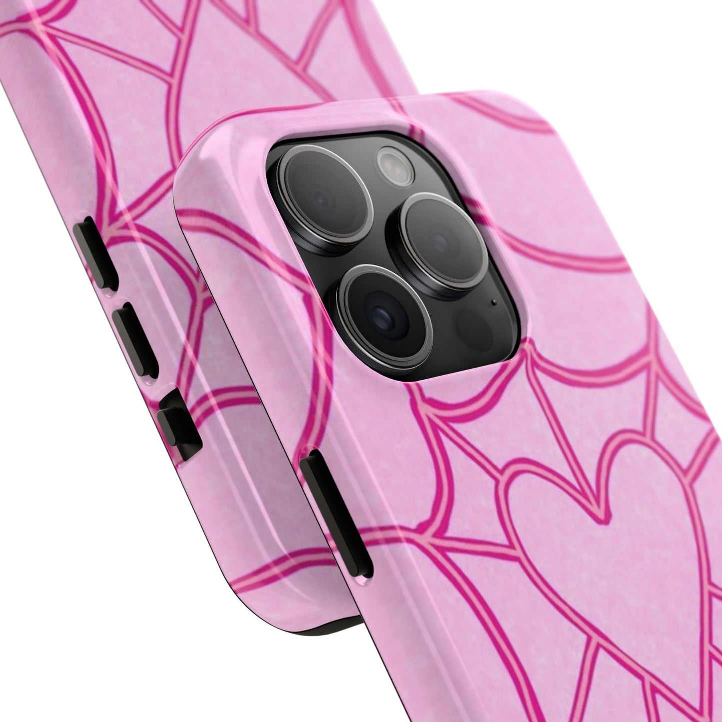 Pink Spider heart Phone case