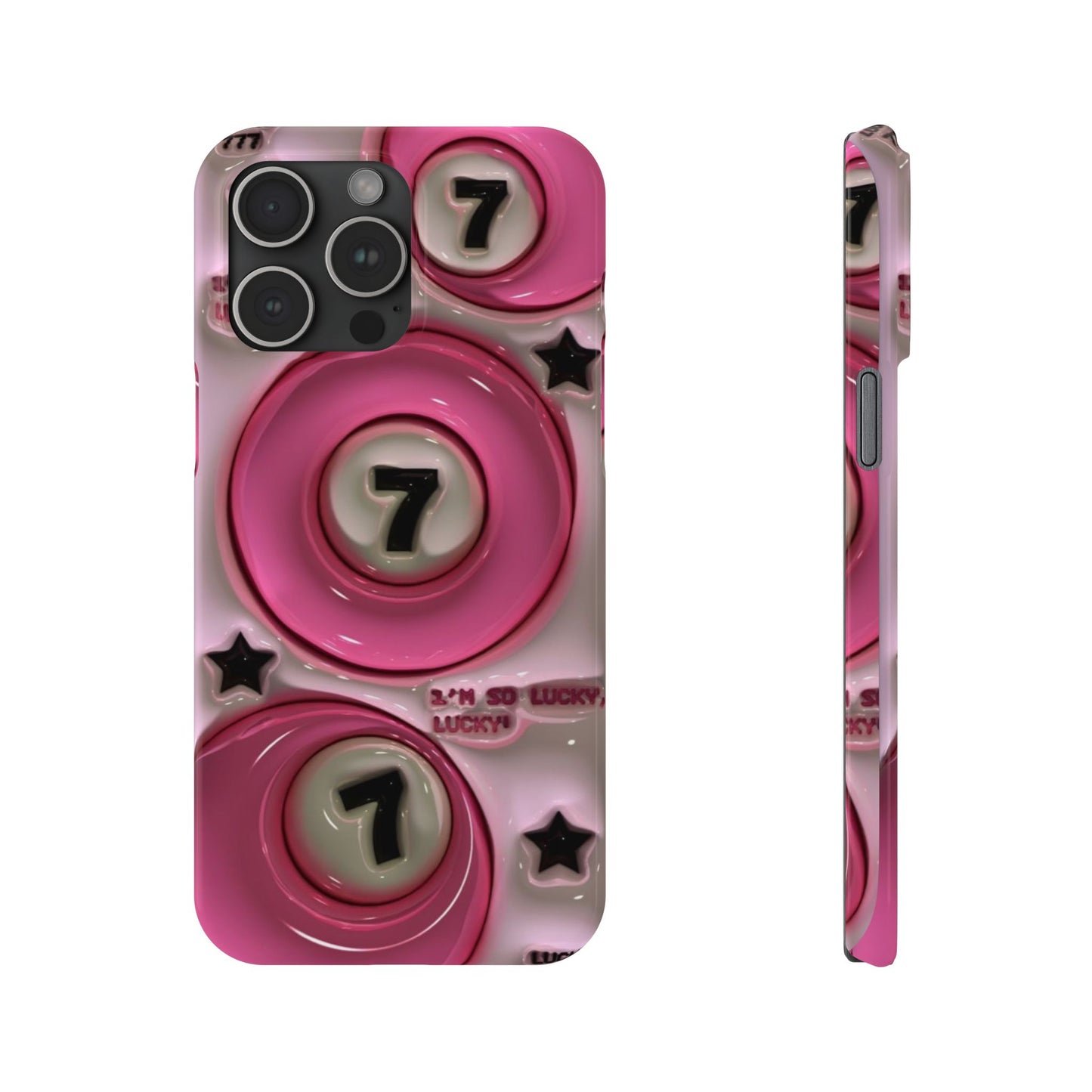 Lucky 7 Pink Phone case