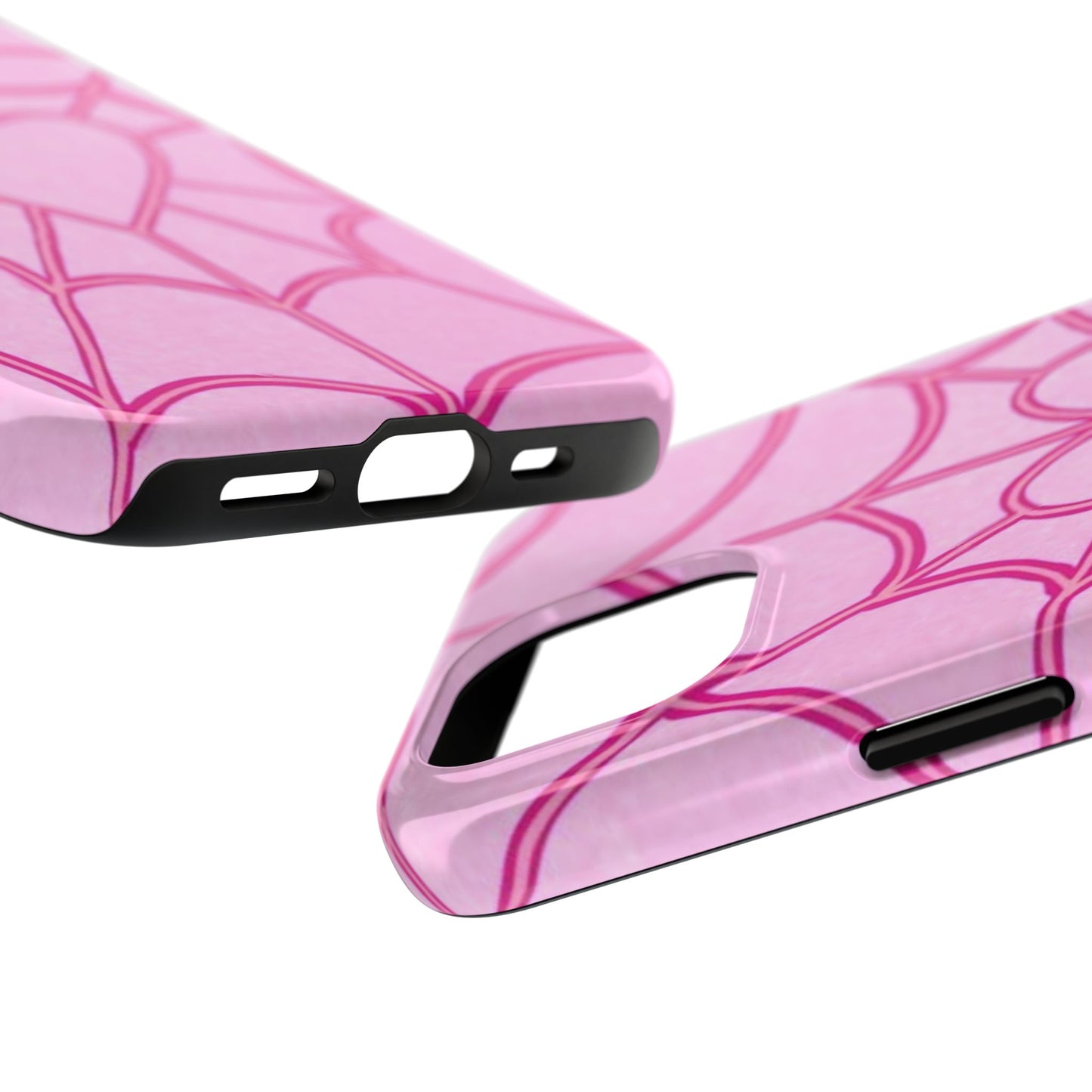 Pink Spider heart Phone case
