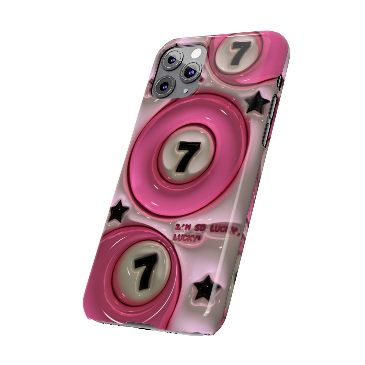 Lucky 7 Pink Phone case