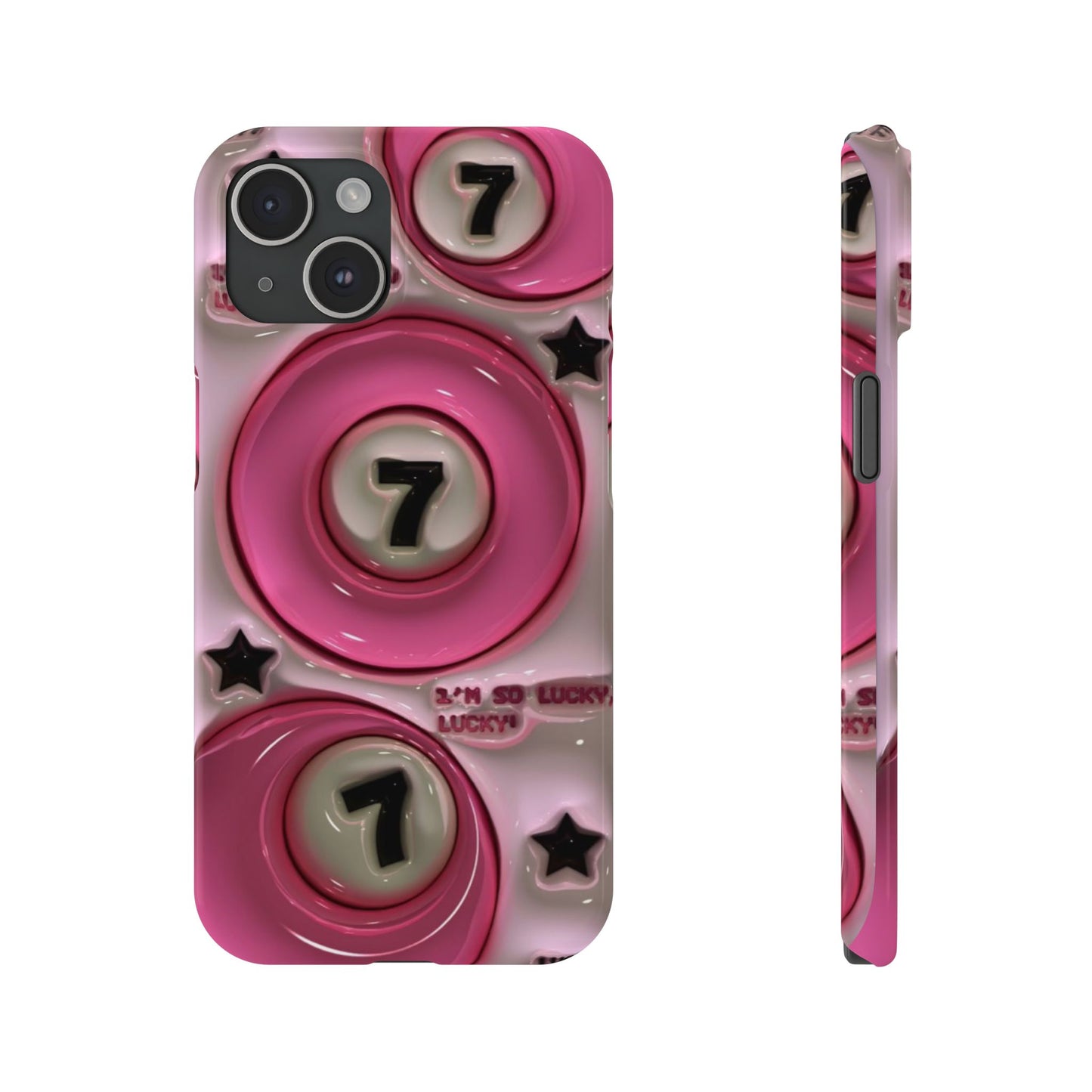 Lucky 7 Pink Phone case