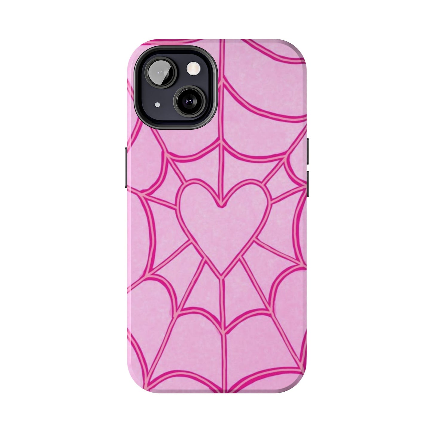 Pink Spider heart Phone case