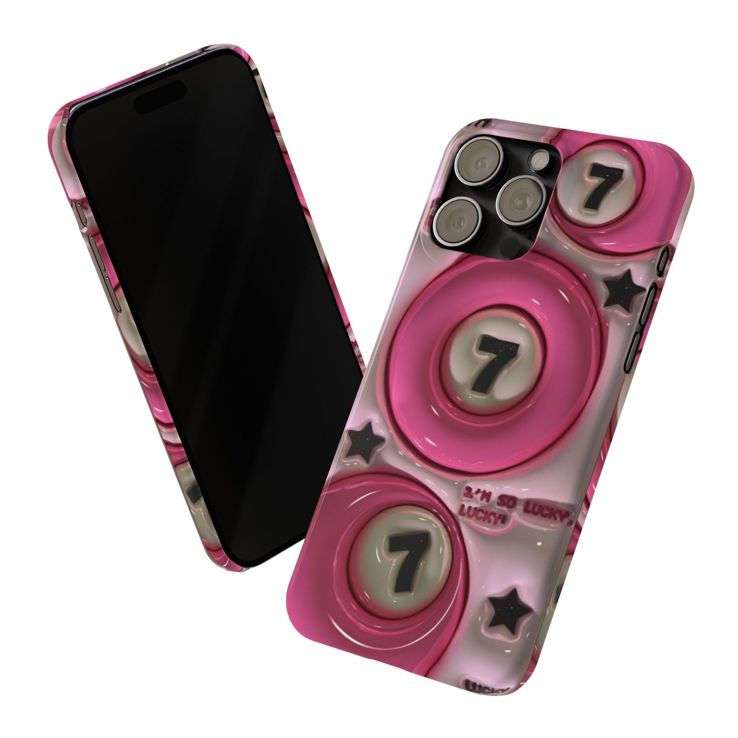 Lucky 7 Pink Phone case