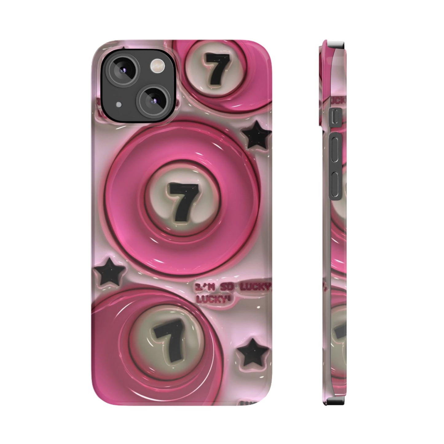 Lucky 7 Pink Phone case