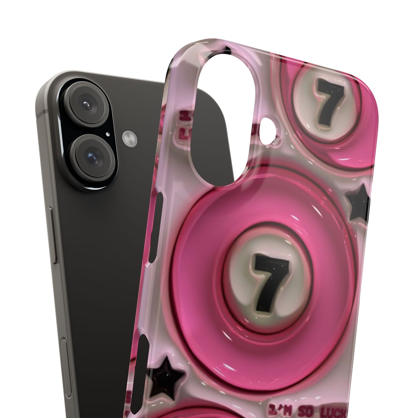 Lucky 7 Pink Phone case