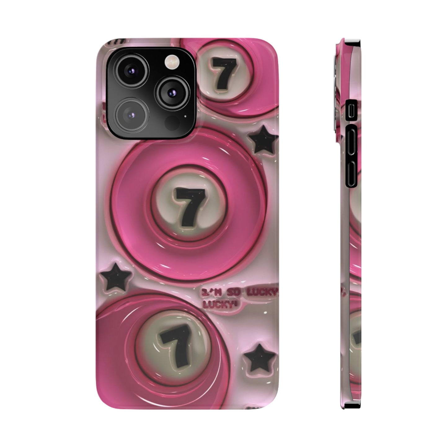 Lucky 7 Pink Phone case