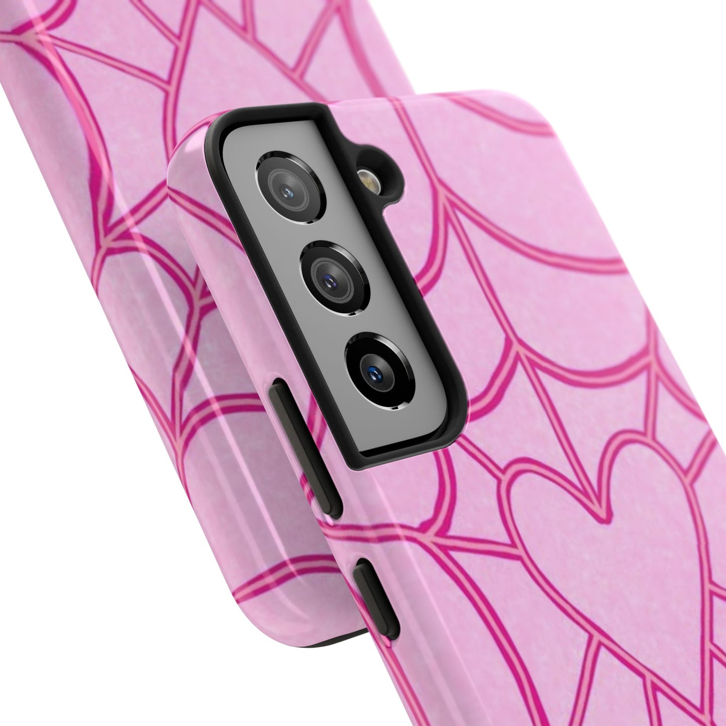 Pink Spider heart Phone case