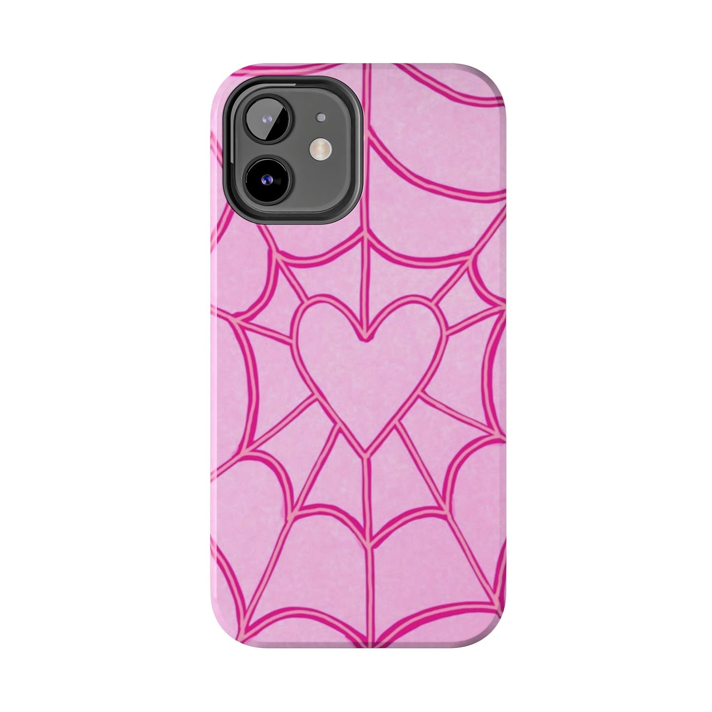 Pink Spider heart Phone case