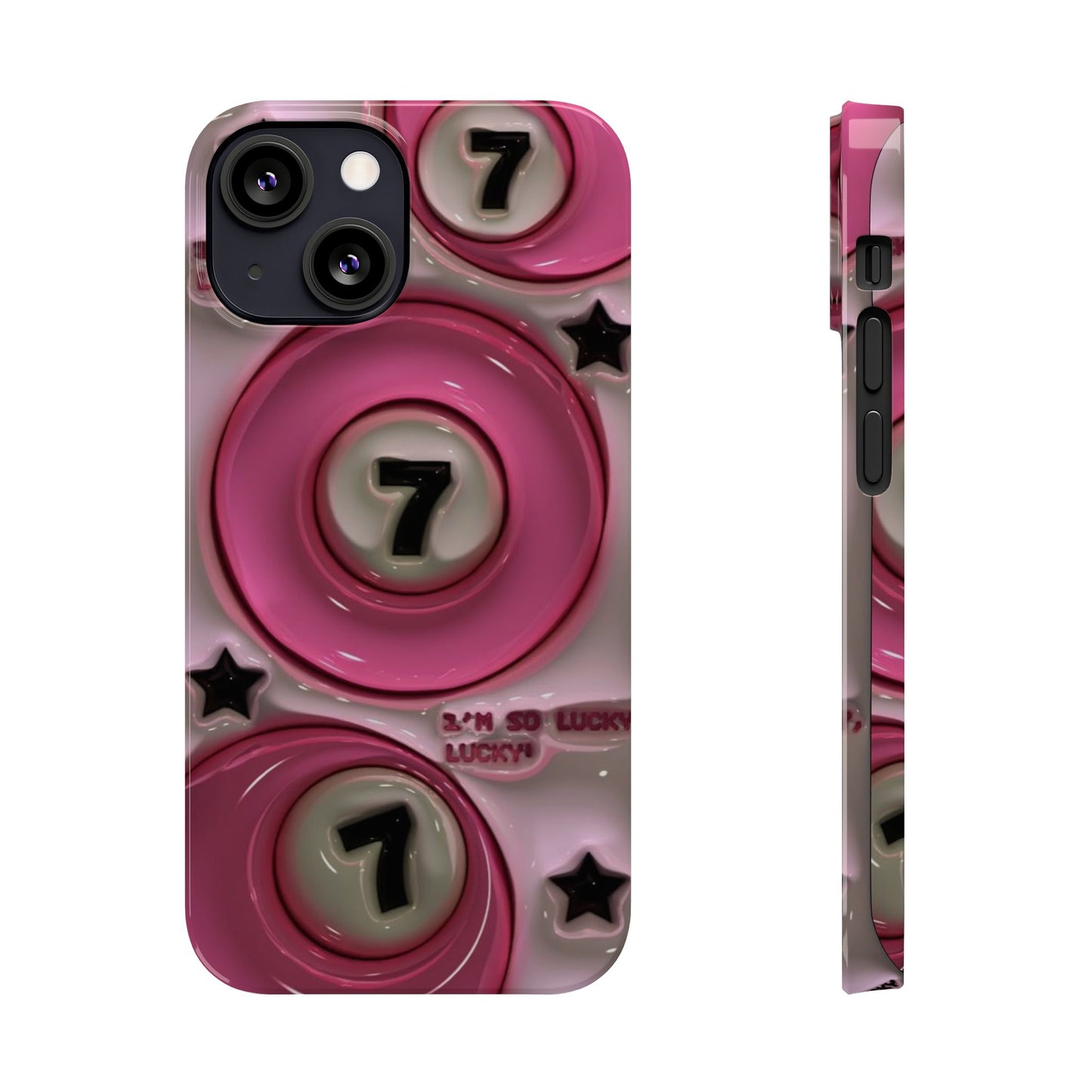 Lucky 7 Pink Phone case