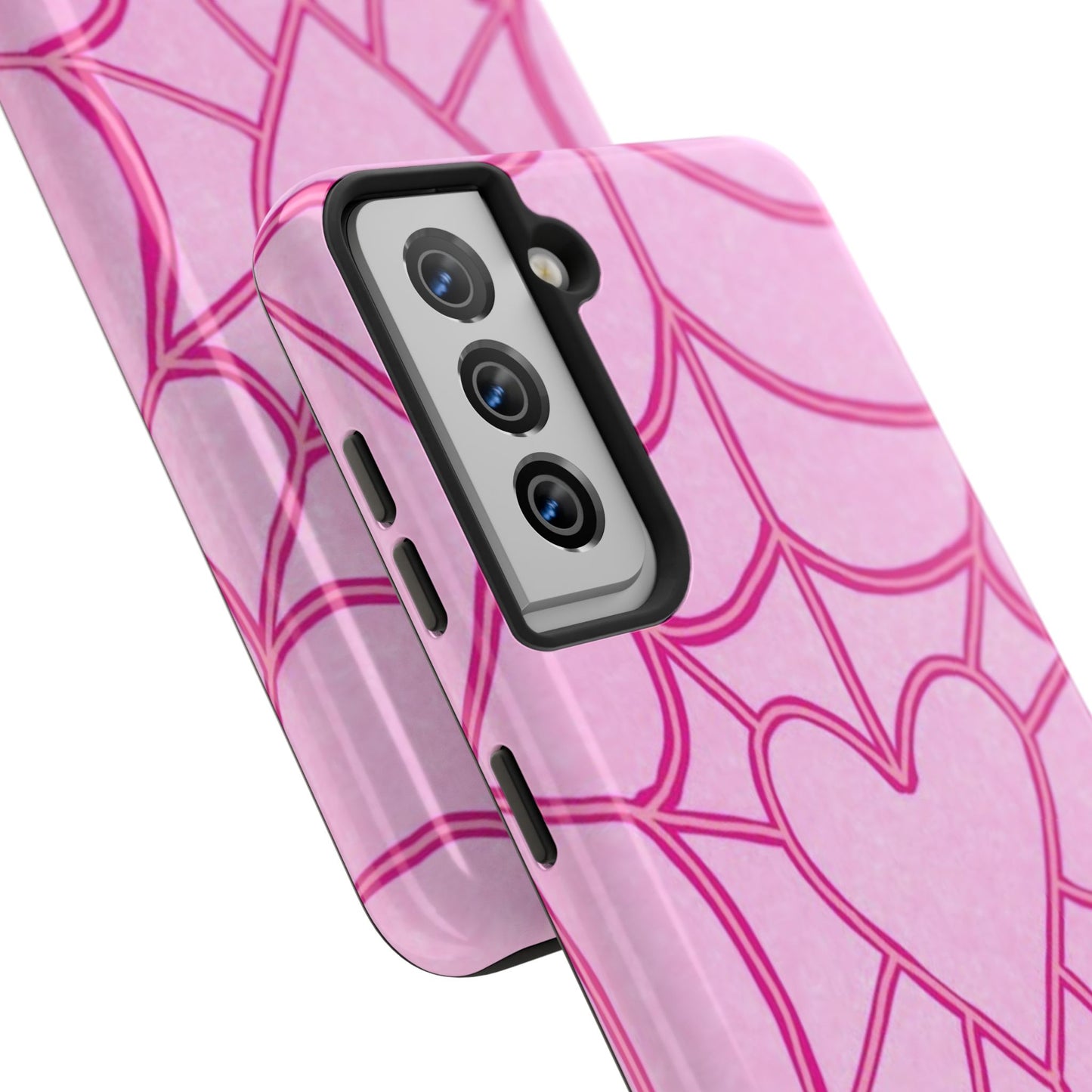 Pink Spider heart Phone case