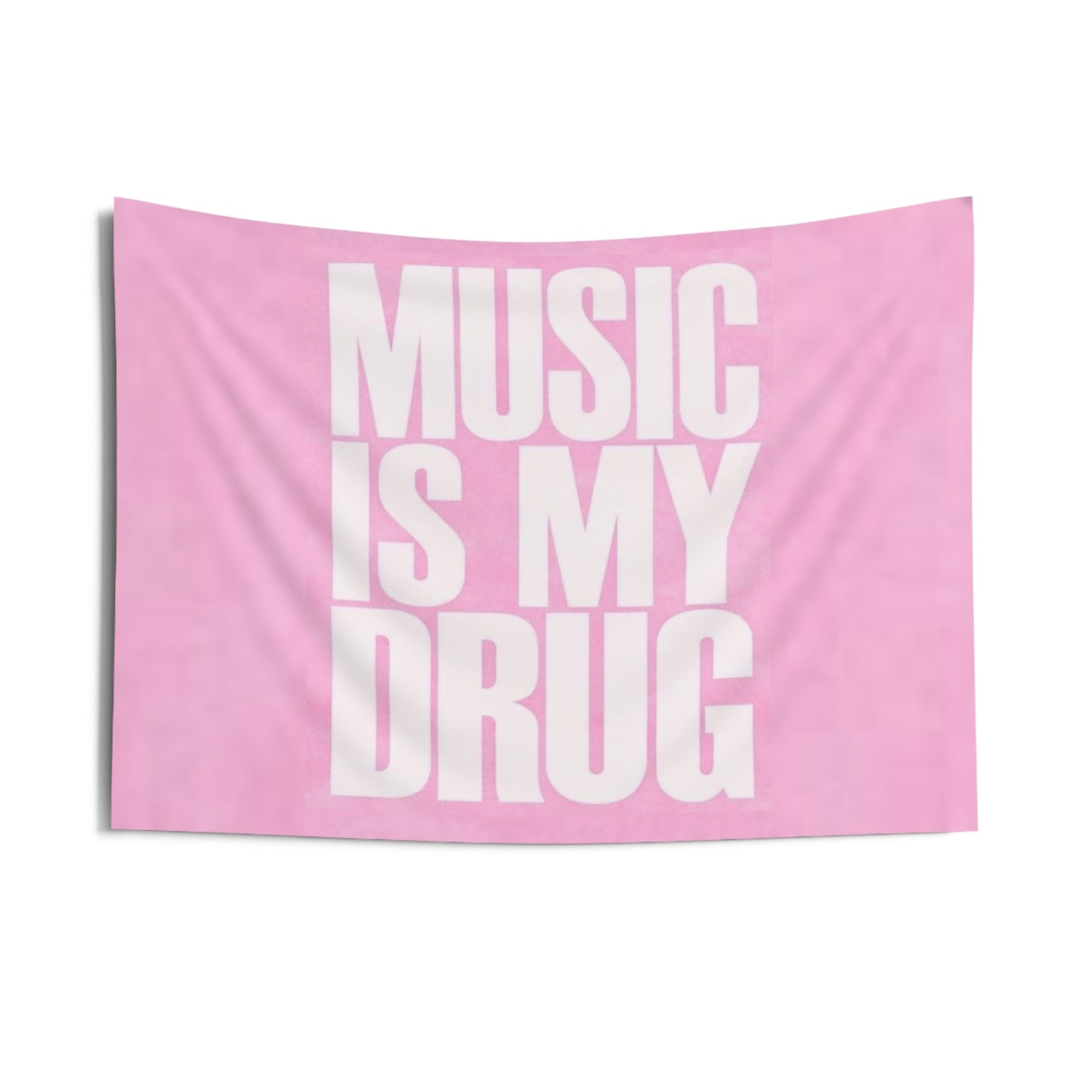 Music is my dr*g wall tapestry
