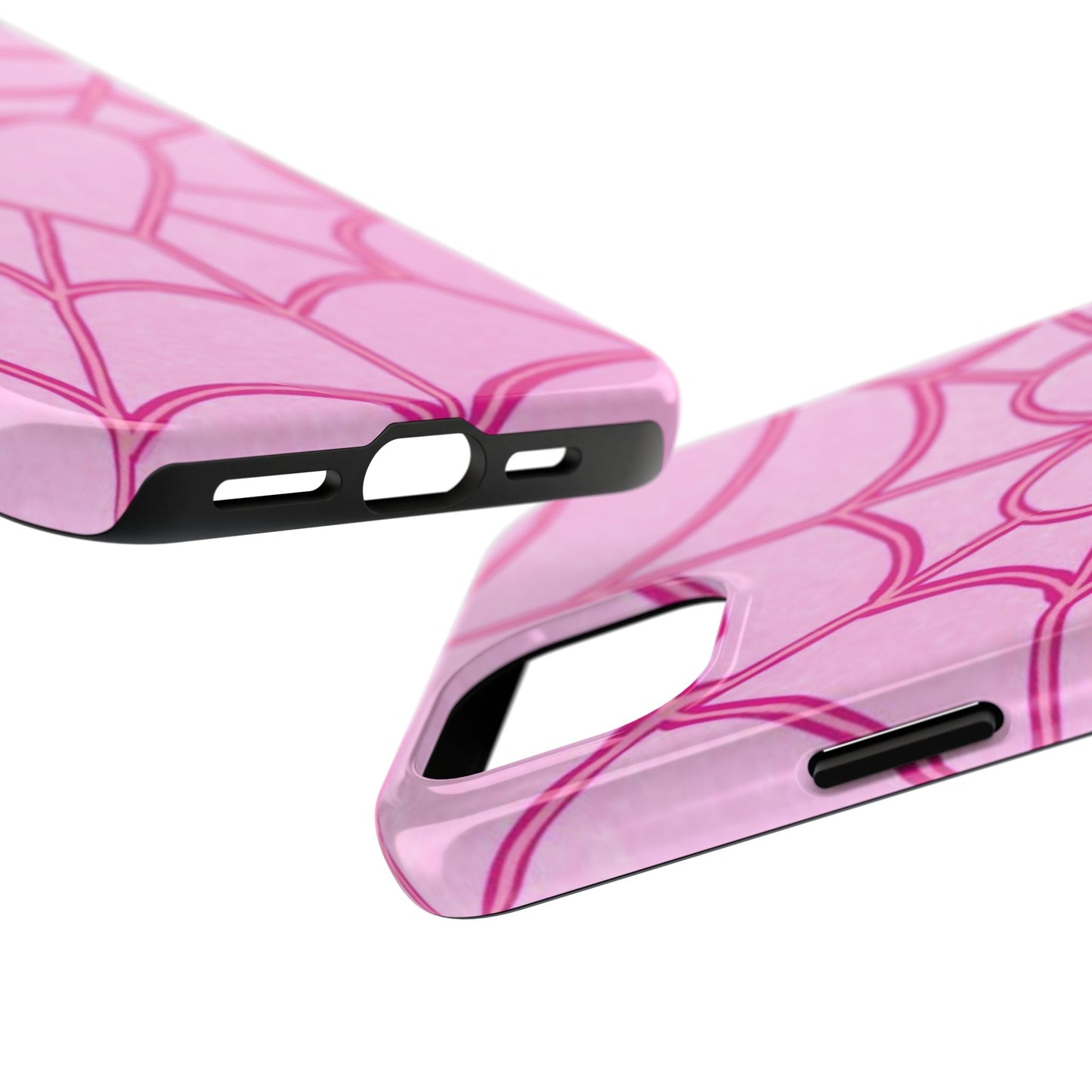Pink Spider heart Phone case