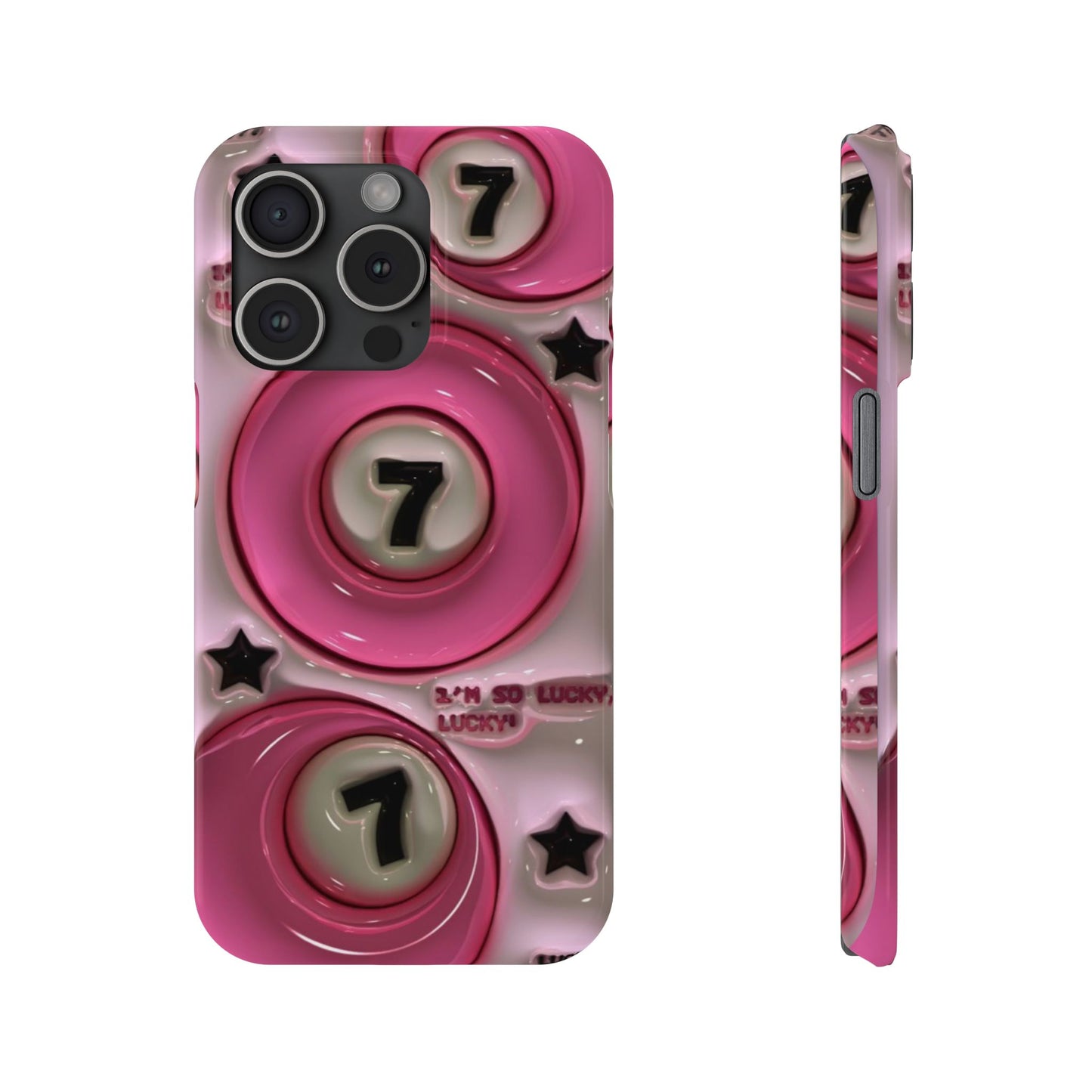 Lucky 7 Pink Phone case