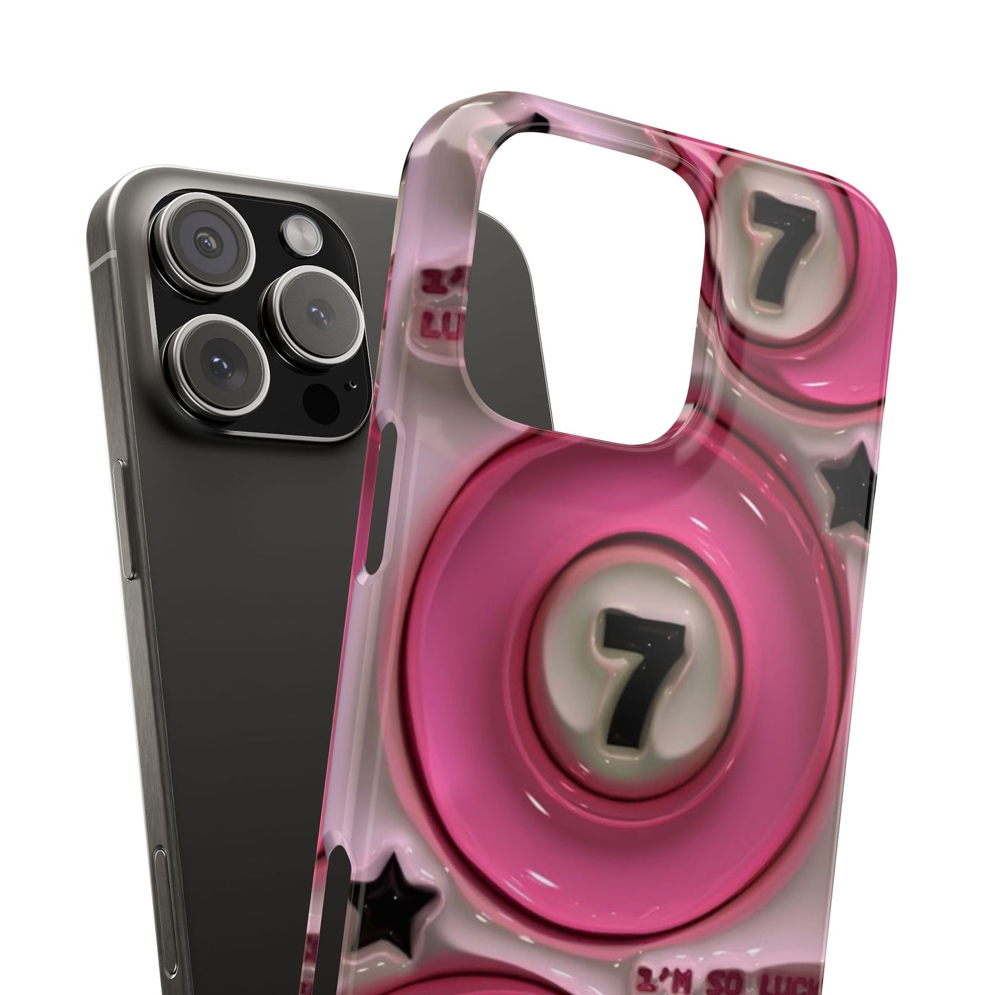 Lucky 7 Pink Phone case