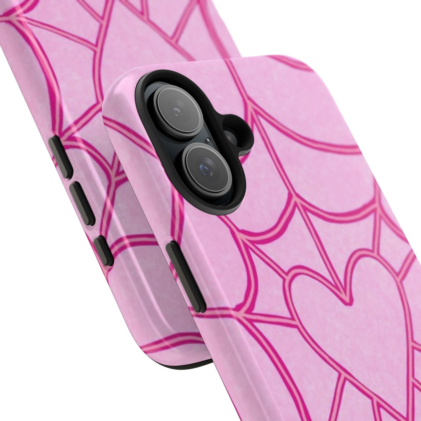 Pink Spider heart Phone case
