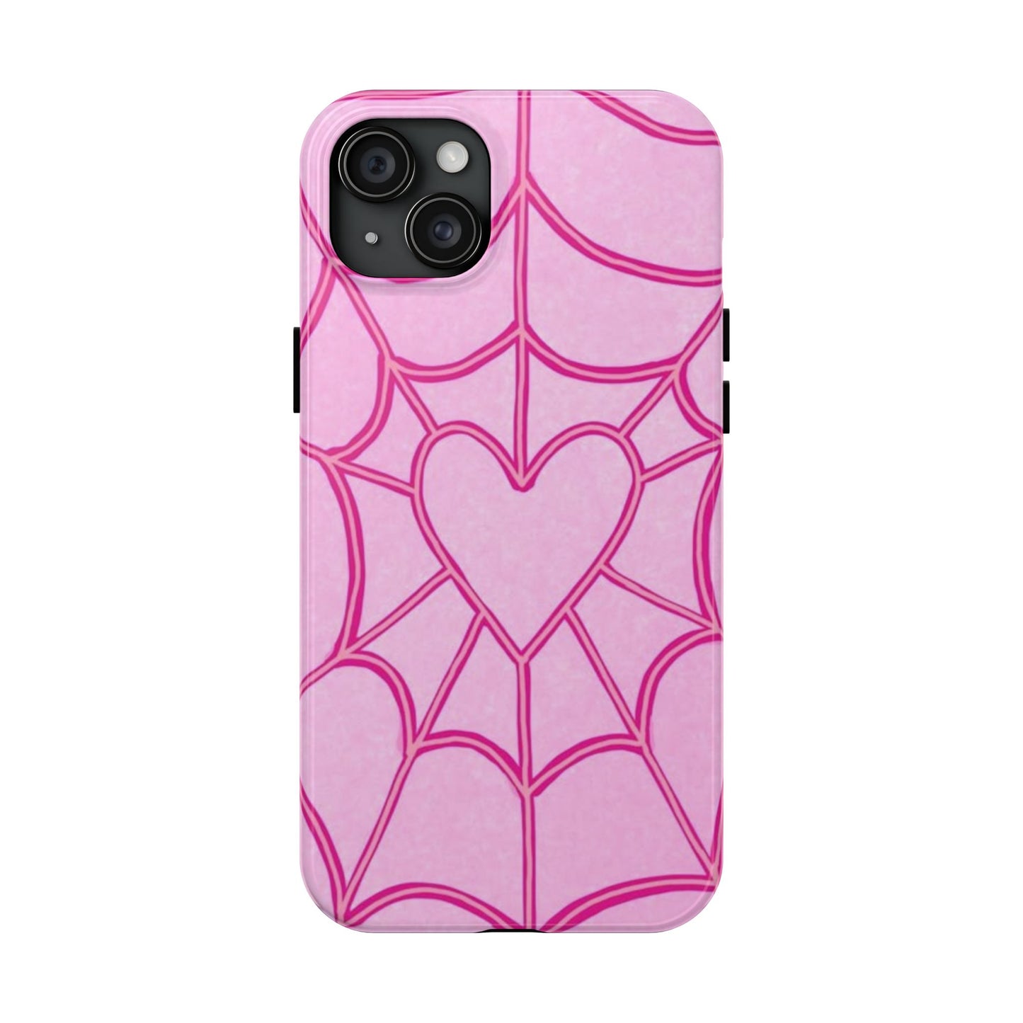 Pink Spider heart Phone case