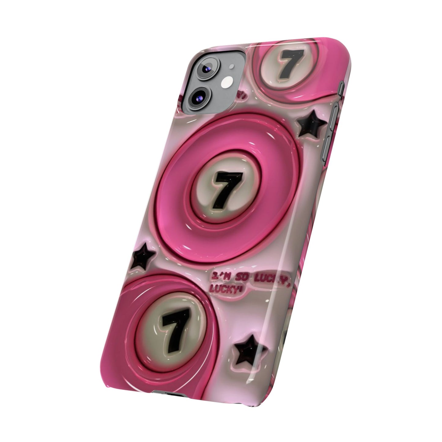 Lucky 7 Pink Phone case