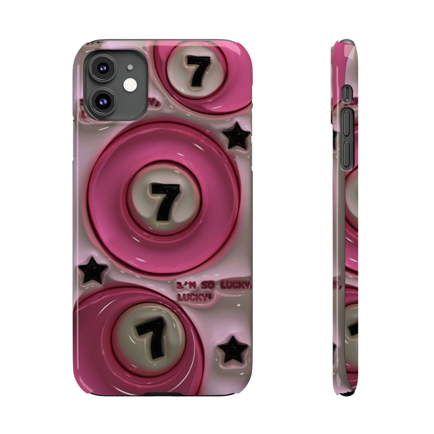 Lucky 7 Pink Phone case