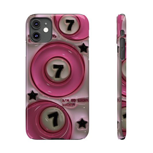 Lucky 7 Pink Phone case
