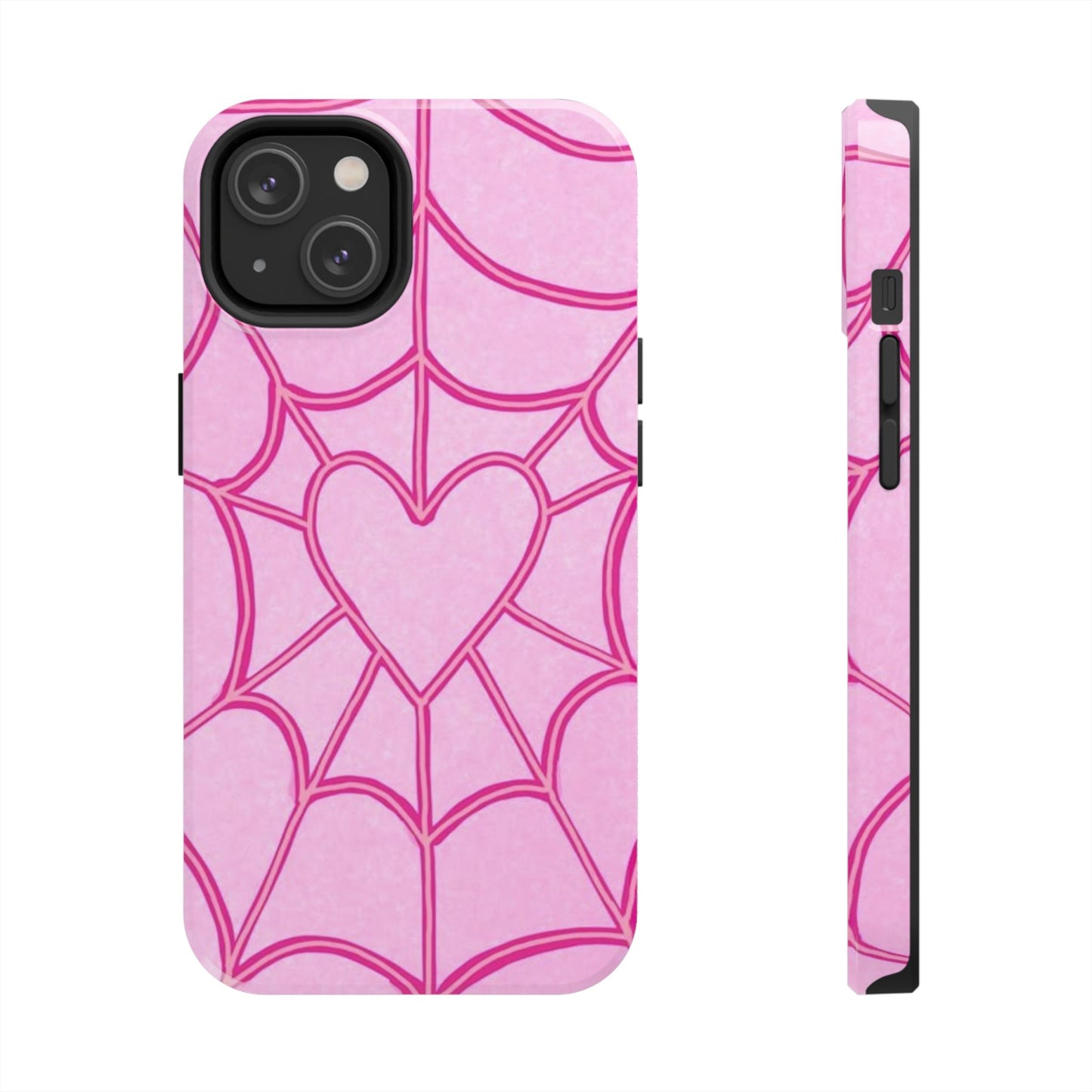 Pink Spider heart Phone case