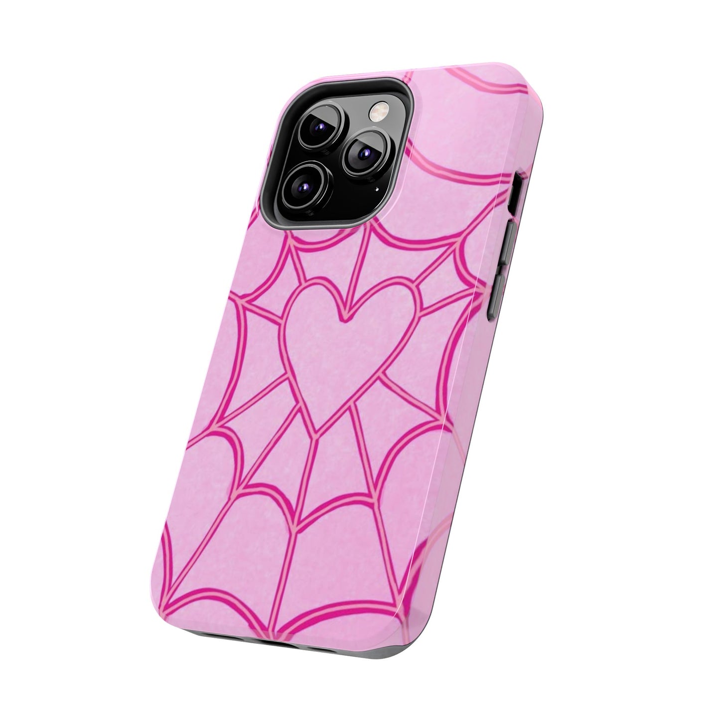 Pink Spider heart Phone case