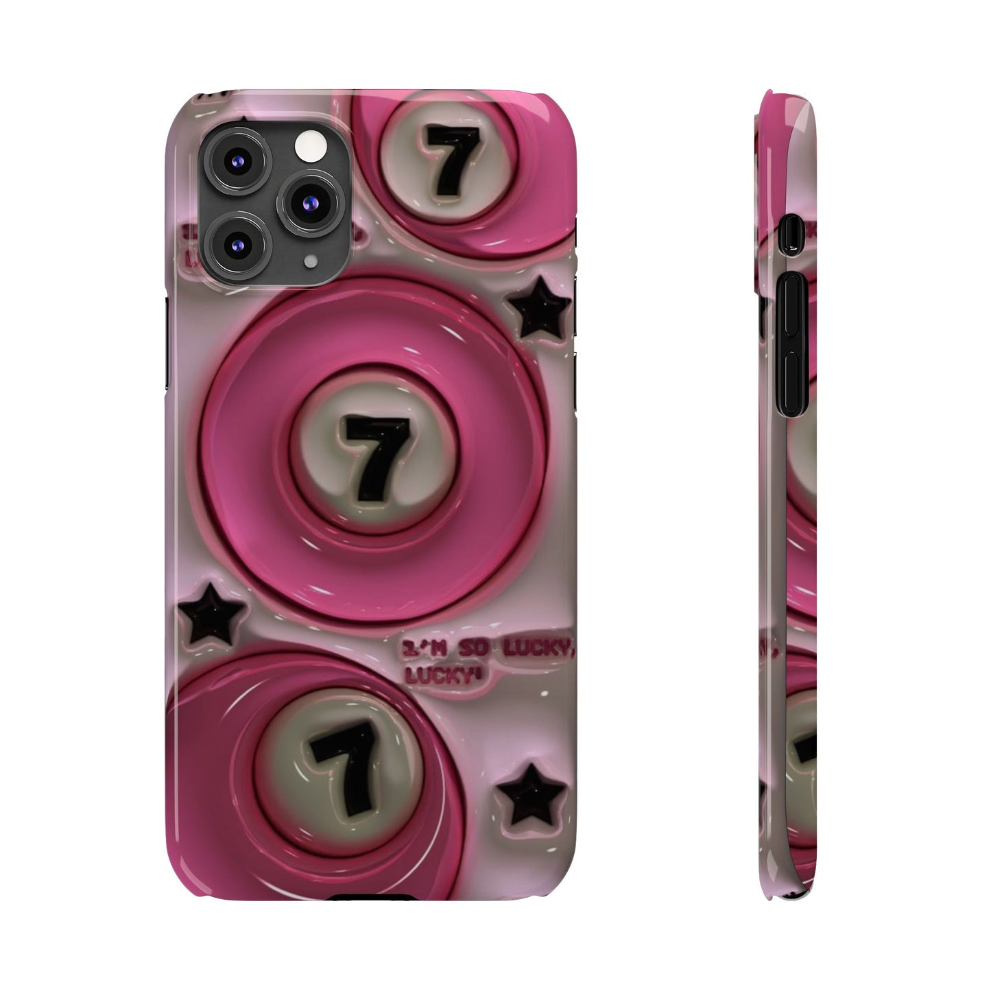 Lucky 7 Pink Phone case