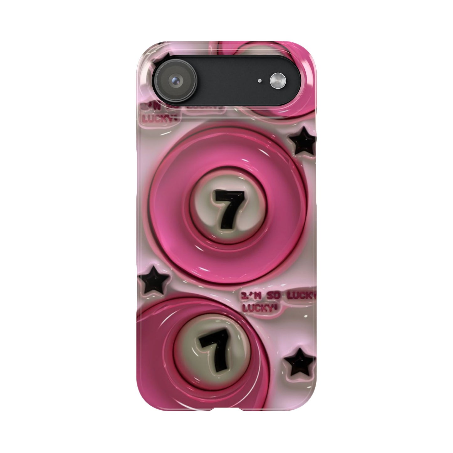 Lucky 7 Pink Phone case