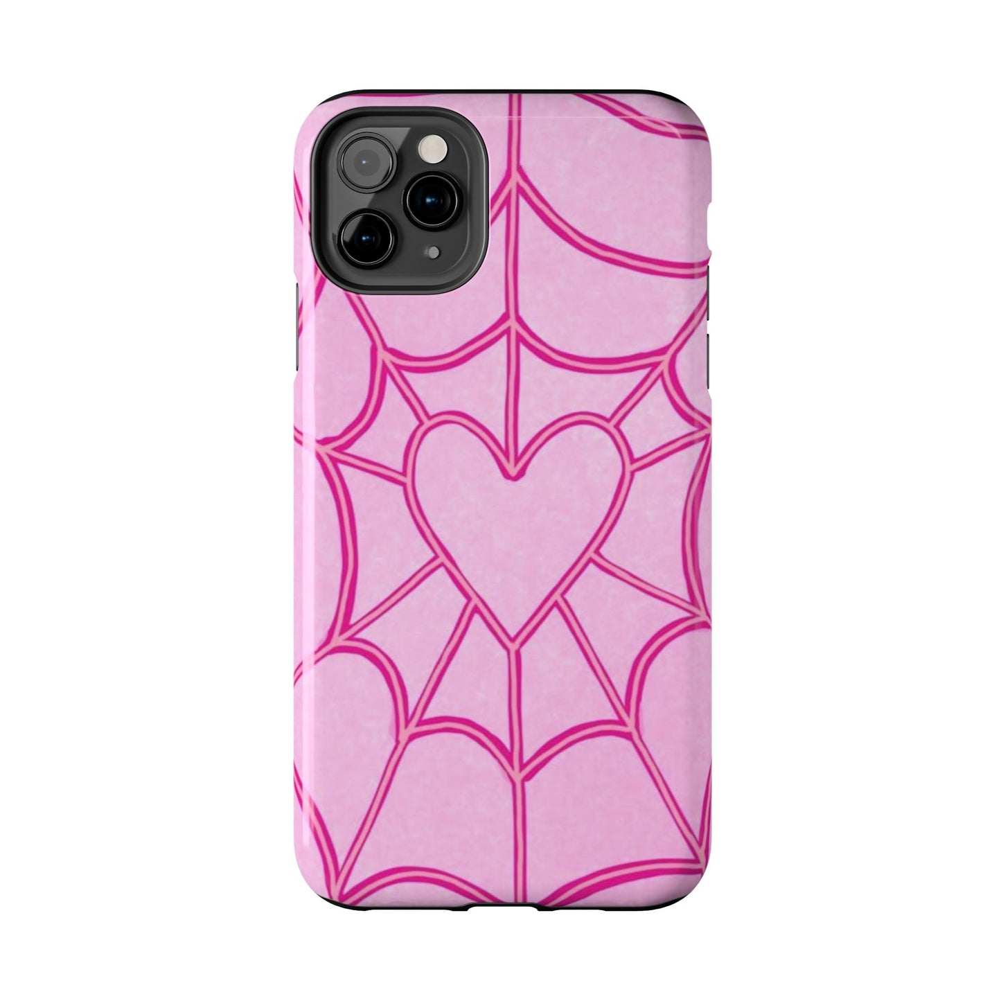 Pink Spider heart Phone case